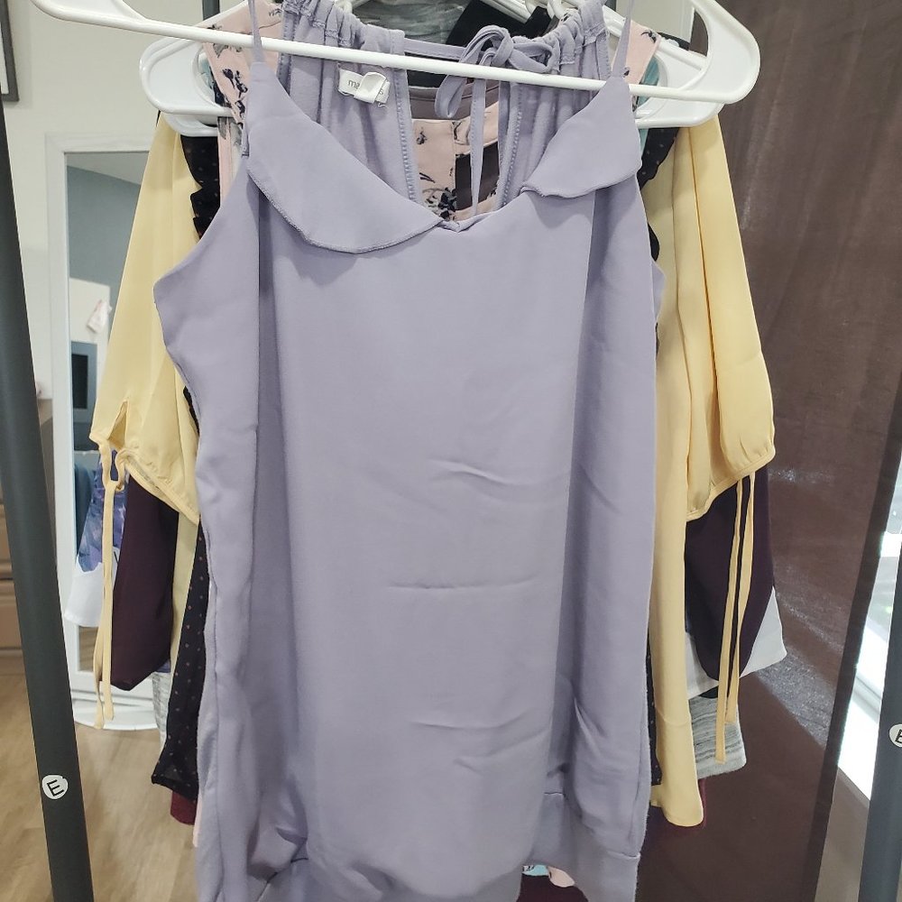 Flowy Purple Tank